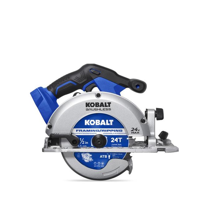 Kobalt 24-Volt Max 6-1/2-in Cordless Circular Saw with Brake (Bare Tool)