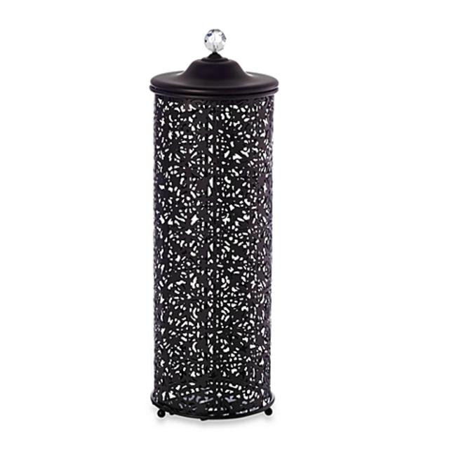 Taymor® Lace Steel 3-Roll Toilet Paper Cylinder in Oil Rubbed Bronze