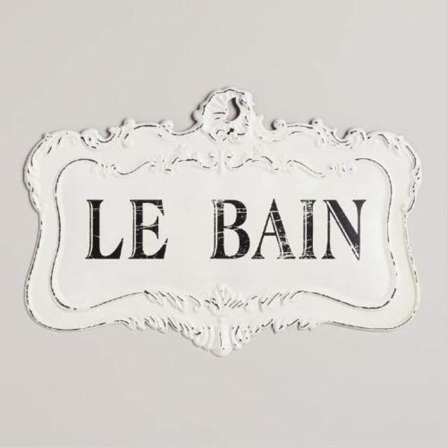 Le Bain Sign