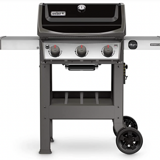 Weber Spirit II E-310 3-Burner Liquid Propane Grill, Black