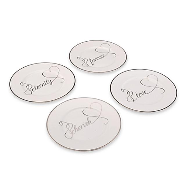 Mikasa® Love Story 9-Inch Accent Plates (Set of 4)