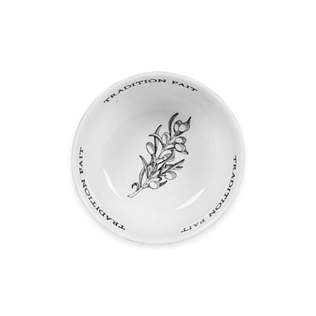 Everyday White® Bistro Black Round Olive Oil Dipper