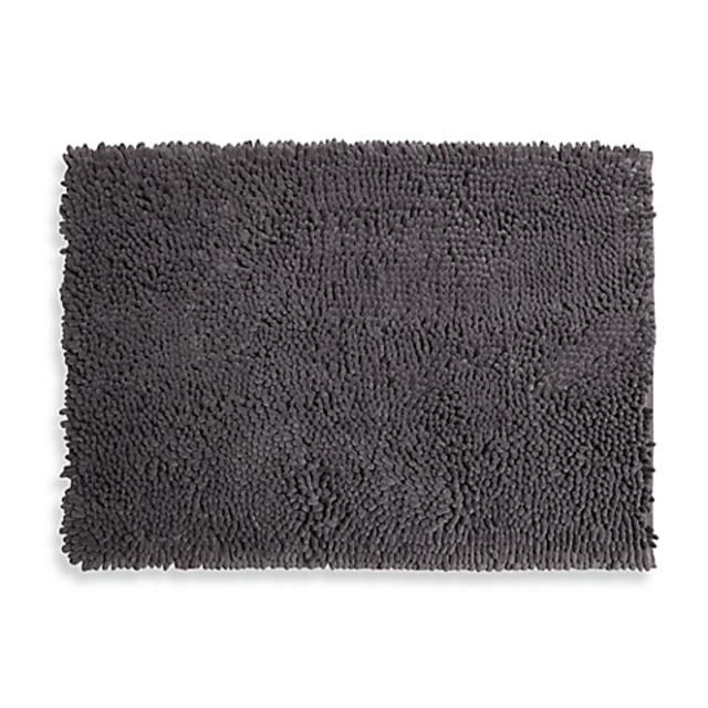 21-Inch x 34-Inch Super Sponge Bath Mat in Charcoal