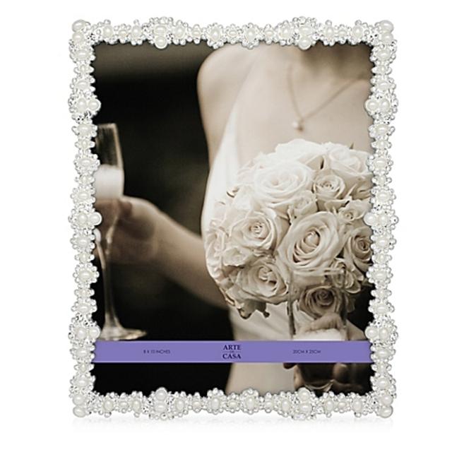 Arte De Casa Elegance Pewter 8-Inch x 10-Inch Frame