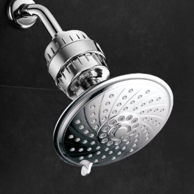 HotelSpa®  Ultra-Luxury 6-Setting 6 Inch Rainfall Shower Head
