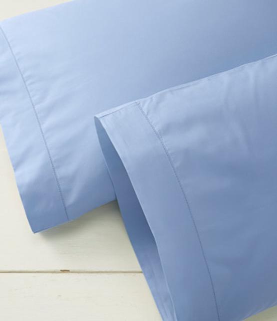 280-Thread-Count Pima Cotton Percale Pillowcases, Set of Two, White