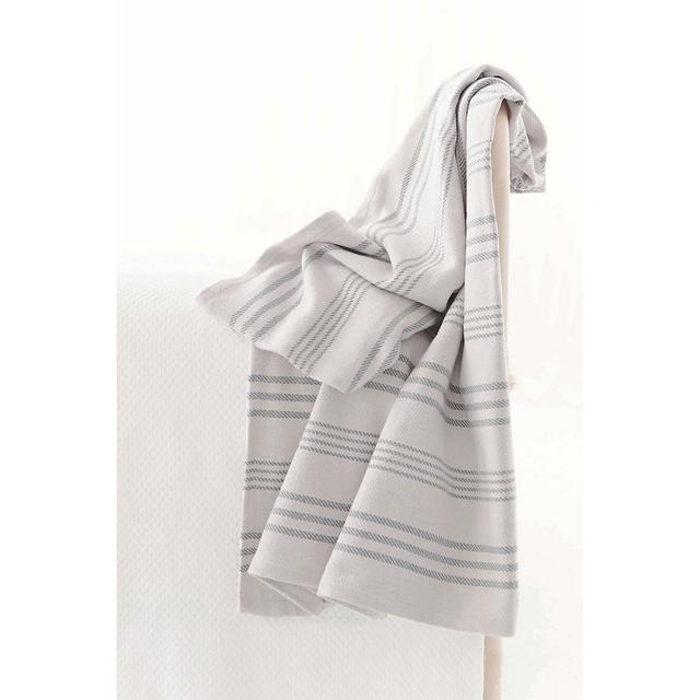 Aland Stripe Woven Cotton Throw