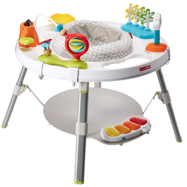 Skip Hop Baby Activity Center: Interactive Play Center with 3-Stage Grow-with-Me Functionality, 4mo+, Explore & More