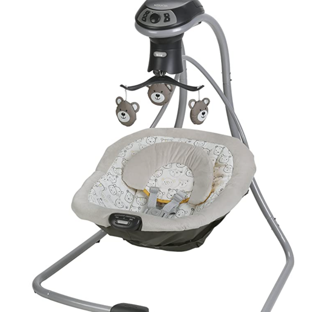 Graco Simple Sway LX Baby Swing, Teddy