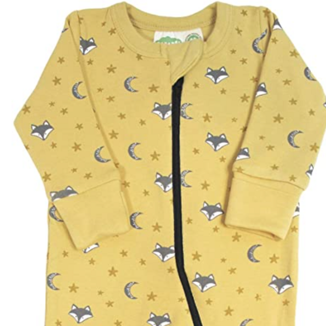 PARADE Signature Print '2-Way' Zip Romper - Long Sleeve