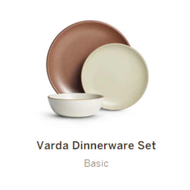 Varda Basic Dinnerware Set
