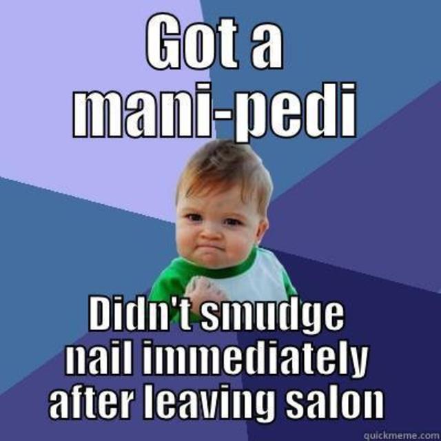 Mani & Pedi for the BIG DAY