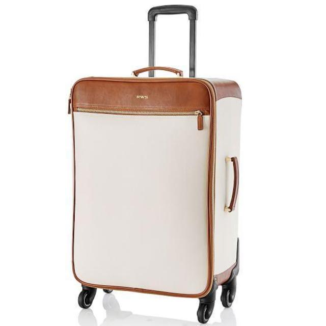 MONOGRAMMED White Concourse Checked Spinner: See Note below