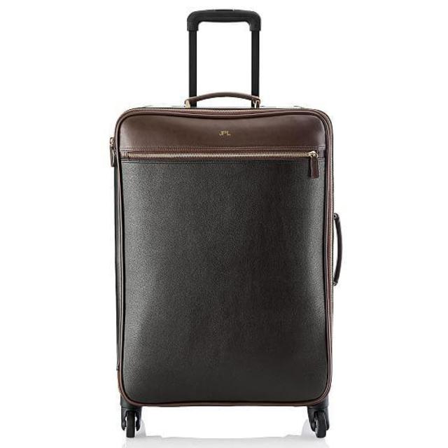 MONOGRAMMED Black Concourse Checked Spinner: See note below