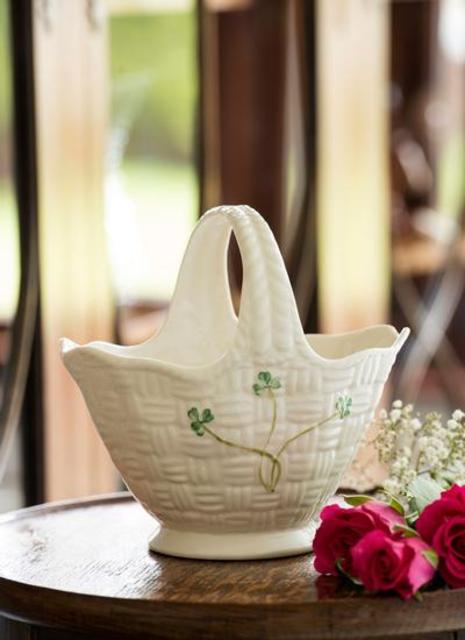 Shamrock Handled Basket