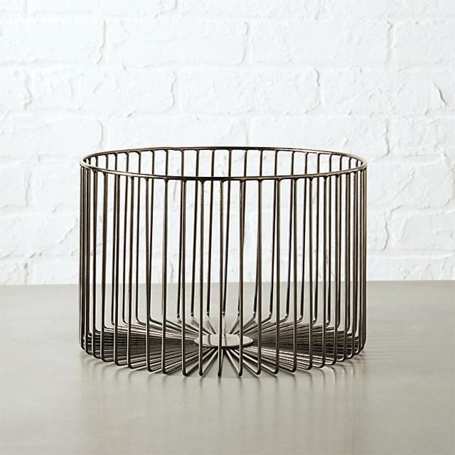 beam small gunmetal basket