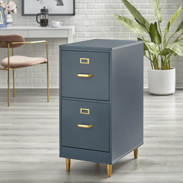 Dahle 15'' Wide 2 -Drawer Vertical Filing Cabinet