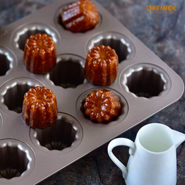 CHEFMADE Canele Mold/Demi-Muffin Pan