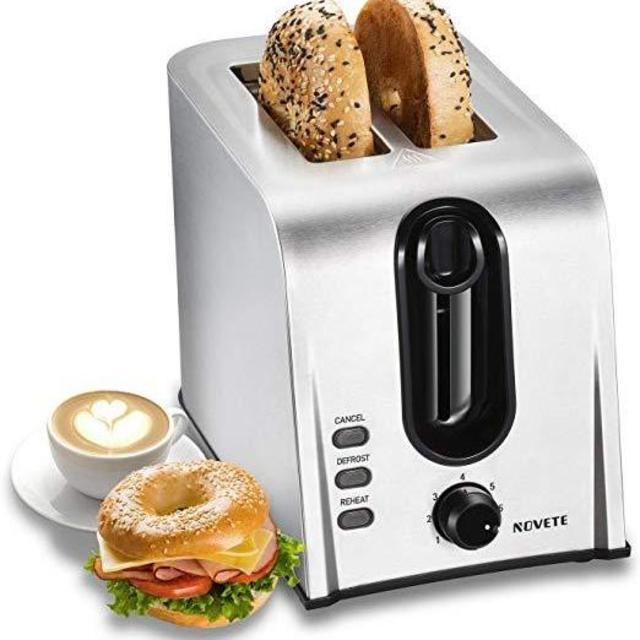 NOVETE 2-slice Stainless Steel Toaster