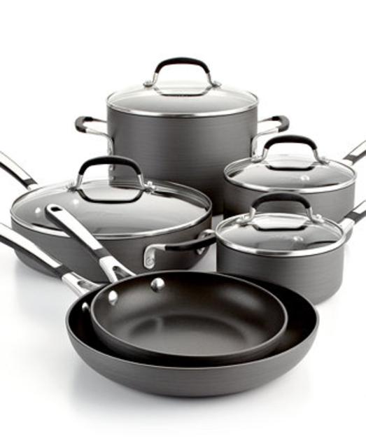 Simply Calphalon Nonstick 10 Piece Cookware Set