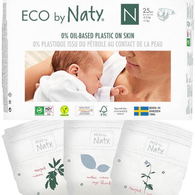 100 Newborn Eco-Diapers (4 packages)