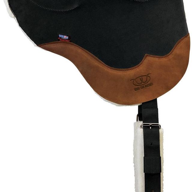 Weaver Leather Stacy Westfall Gel Ultrasuede Bareback Pad, Black , 21 x 35