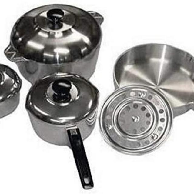 McWare Cajun Classic 8-Piece Aluminum Pot & Pan Set - GL10040