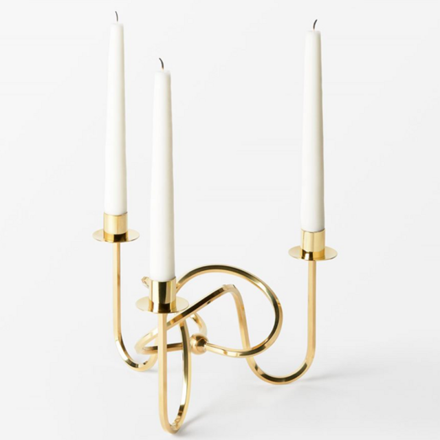 SvensktTenn Candle Holder The Knot of Friendship 1938 Brass