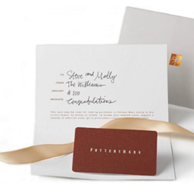 Pottery Barn Gift Card