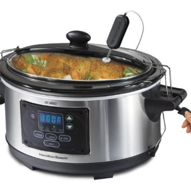 Hamilton Beach 33969A Set 'n Forget Programmable Slow Cooker, 6-Quart