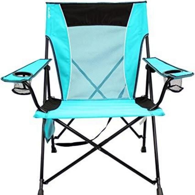 Kijaro Dual Lock Portable Camping and Sports Chair - Ionian Turquoise