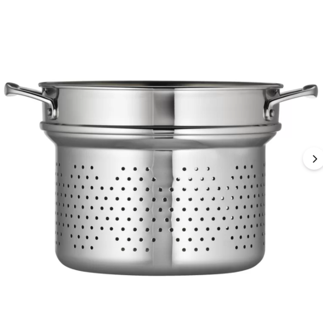 Tramontina Gourmet Tri-Ply Clad 8 Quarts Stainless Steel Pot Insert with 12.63'' Diameter