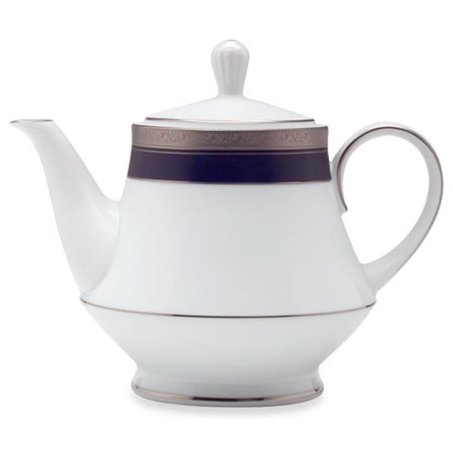 Noritake® Crestwood Cobalt Platinum 38-Ounce Teapot