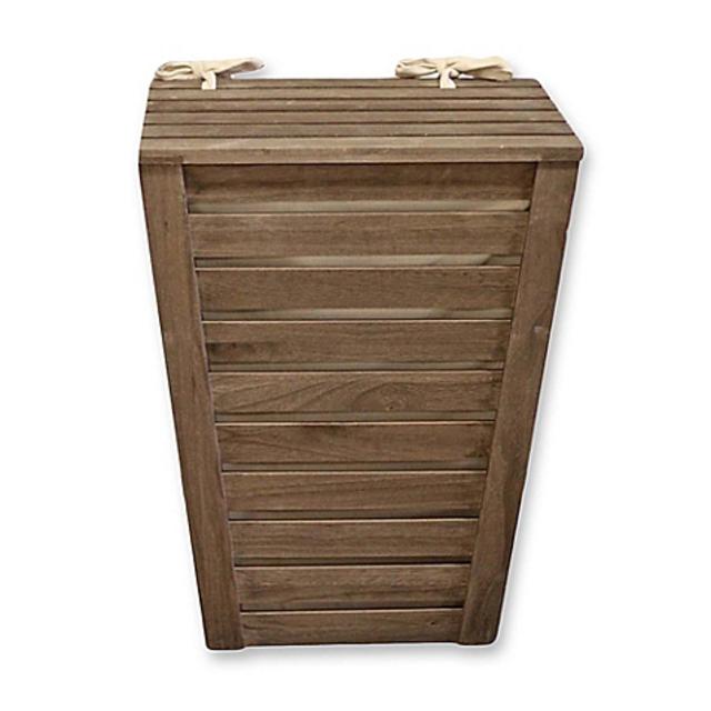 Baum New Brunswick Tapered Wood Slat Hamper