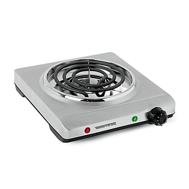 Stainless Steel Single Coil Portable Cooking Range by Toastess