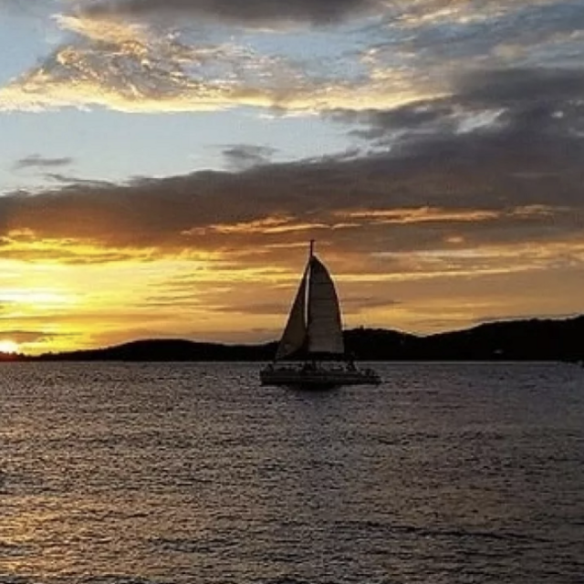 Sunset cruise in the Seychelles