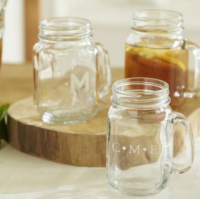 Personalized Mason Jar Mug