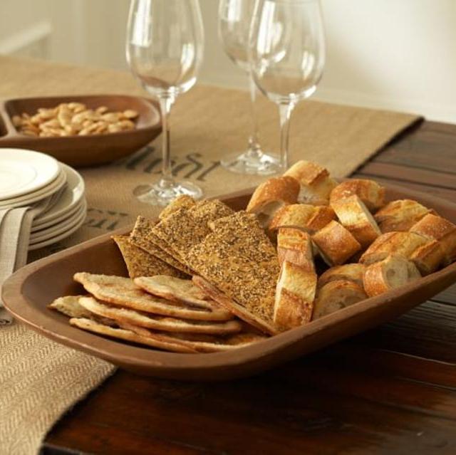 Vintage Wood Serving Platter