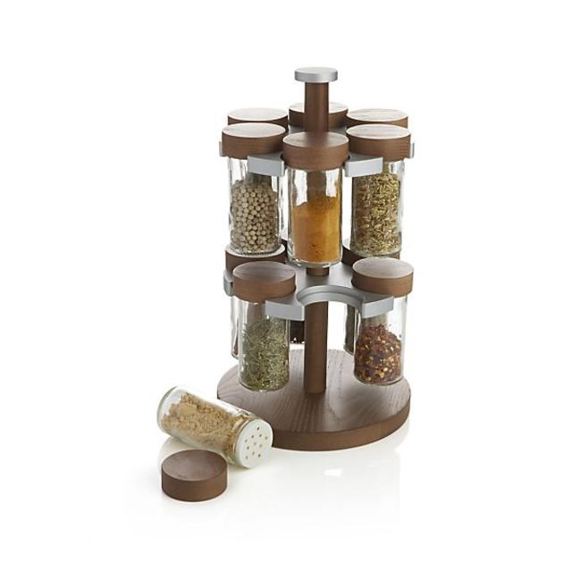 12 Bottle Revolving Spice Rack