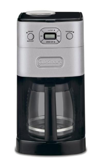 Cuisinart DGB-625BC Grind-and-Brew 12-Cup Automatic Coffeemaker, Brushed Metal