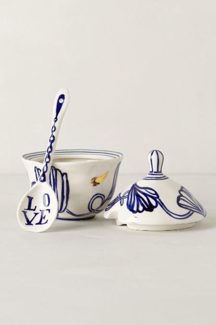 Jardin Des Plantes Tea Setpedestal bowl