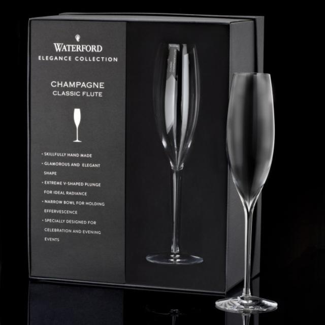 Waterford Elegance Champagne Classic Flute, Pair