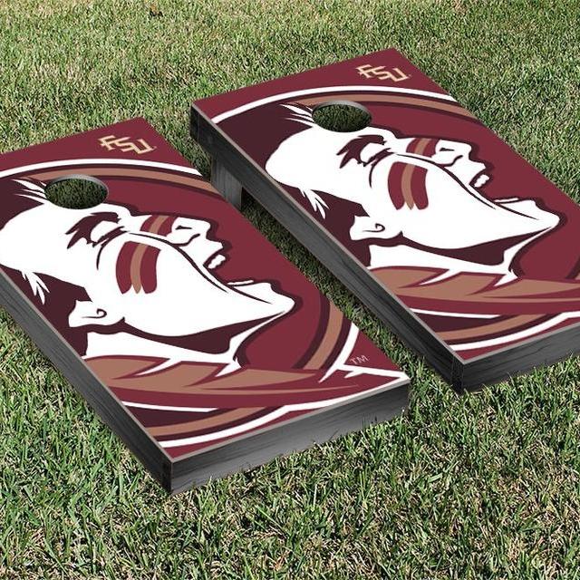 Florida State FSU Seminoles Cornhole Game Set Watermark Version 2