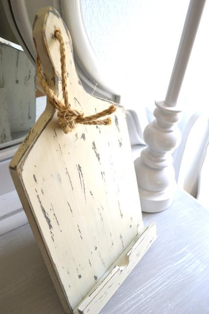 Wooden Kitchen iPad Stand