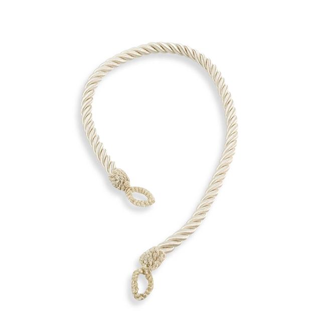 Angelina Curtain Tie Back in Natural
