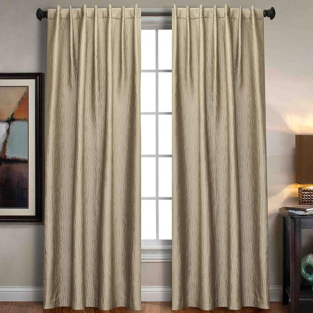 Sonoma Rod Pocket/Back Tab 95-Inch Window Curtain Panel in Cream