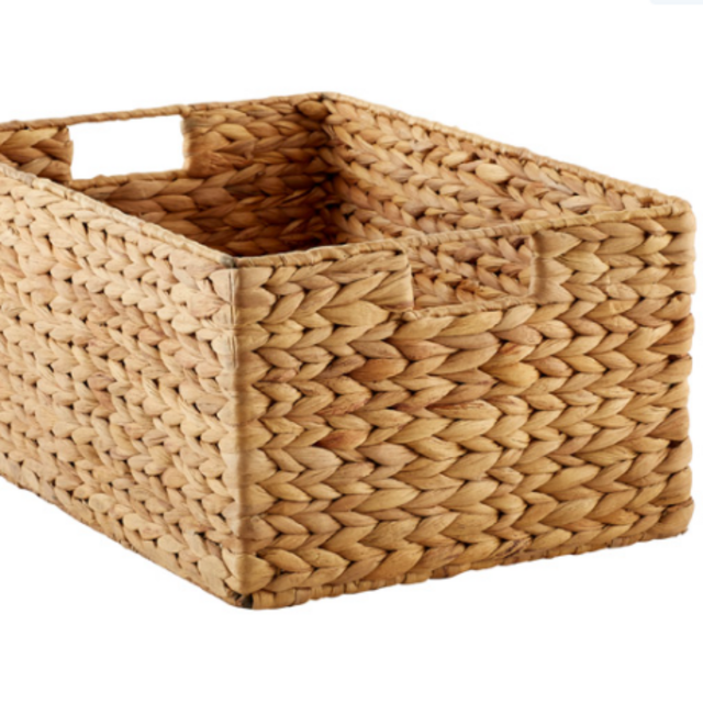 Large Water Hyacinth Bin Natural