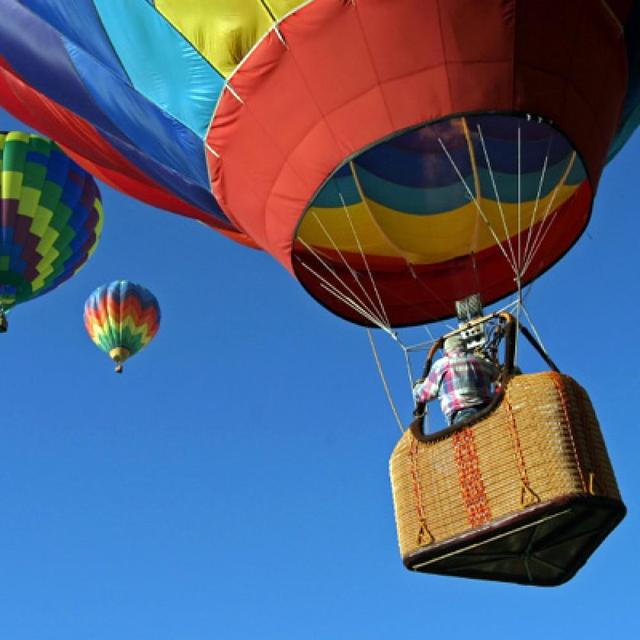 Hot air balloon ride
