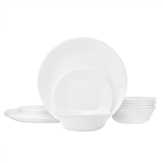 Corelle Livingware 18-Piece Glass Dinnerware Set