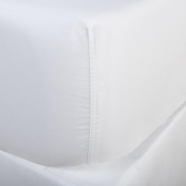 Washed Sateen Fitted Sheet